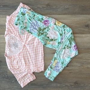 Posh Peanut Women's Short Sleeve Loungewear